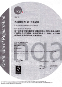 ISO-14001環境(jing)管理體系(xi)證書